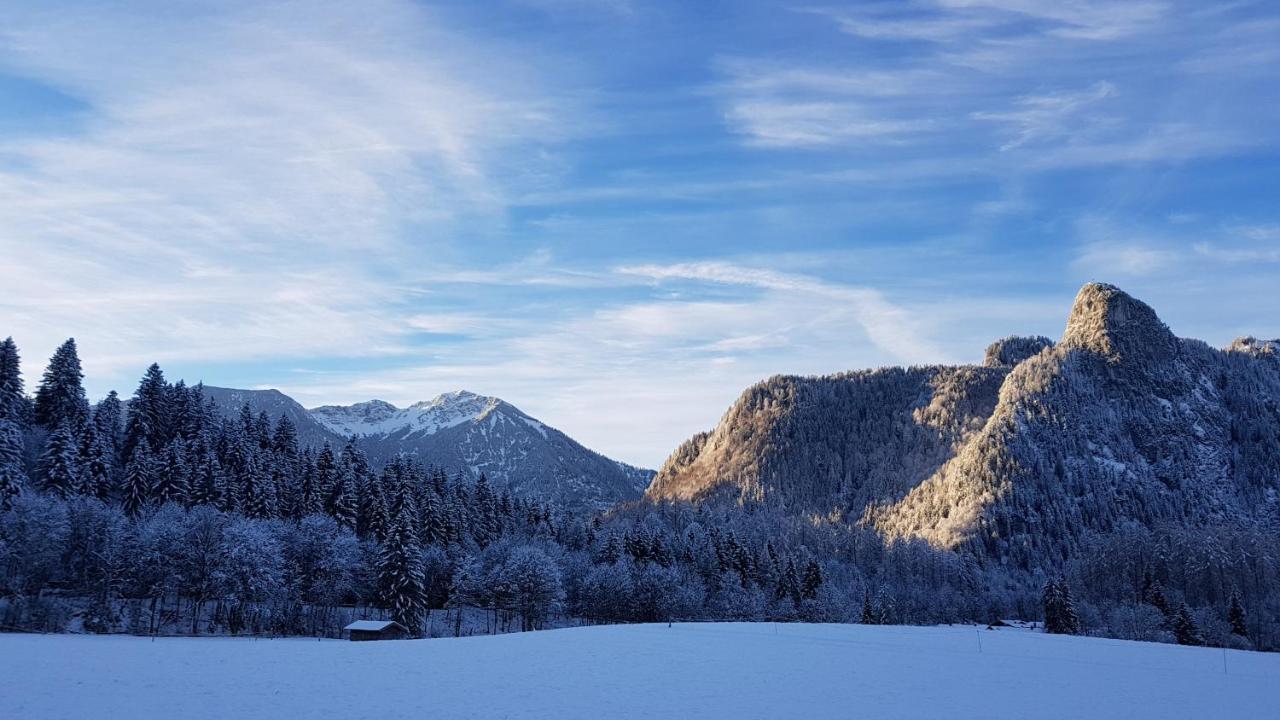 Ferienwohnung Gipfelglueck Oberammergau Exteriör bild